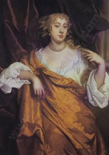 LELY, Sir Peter (1618-1680) - Portrait of Hon. Mary Wharton Image 1++