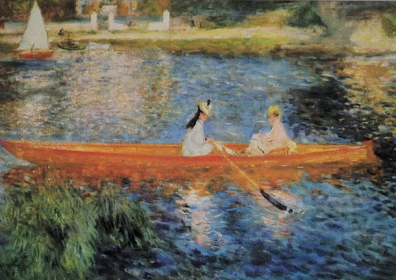 RENOIR, Pierre-Auguste (1841-1919) - Boating on the Seine Image 1++