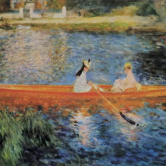 RENOIR, Pierre-Auguste (1841-1919) - Boating on the Seine