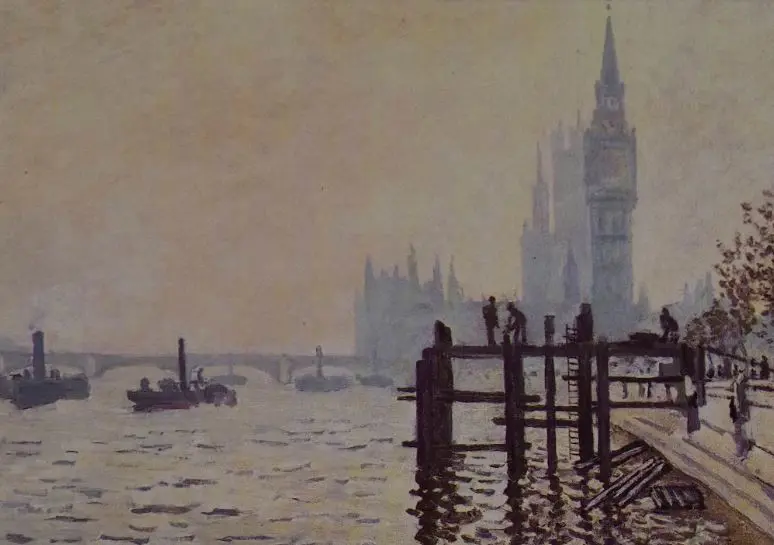 MONET, Claude (1840-1926) - The Thames below Westminster Image 1++