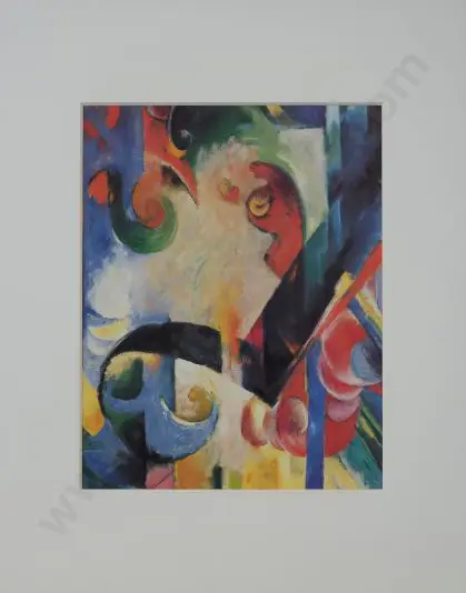 MARC, Franz (1880-1916) - Broken Forms, 1914 Image 1++