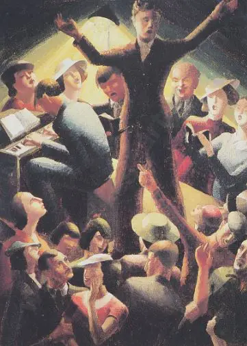 WHITE, Lois (1901-1984) - Street Mission, c.1934 Image 1++