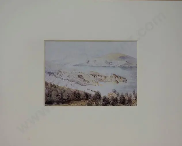 LLOYD, Henry Grant (1830-1904) - The Terraces, Rotomahana & Mt Tarawera Image 1++