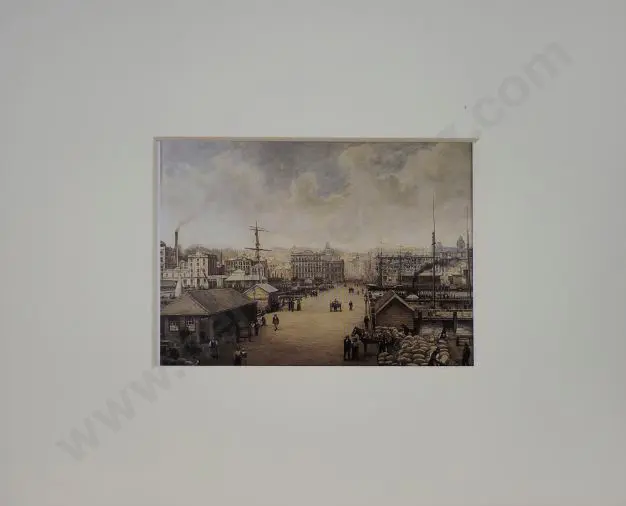 FLEMING, William D  - Queen Street Wharves, Auckland, 1900 Image 1++