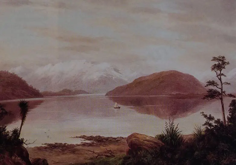 BAKER, William George (1864-1929) - Lake Wanaka Image 1++