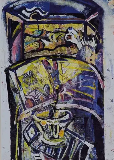 CLAIRMONT, Philip (1949-1984) - Woman in Kitchen, 1975 Image 1++