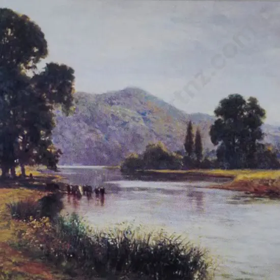 WORSLEY, Charles Nathaniel (1862-1923) - On the Banks of the River Severn