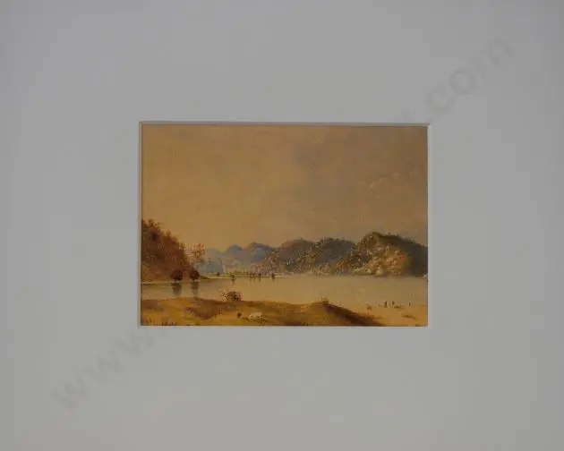 SYMONS, John Corker Vigers (1832-1897) - Lake Wairarapa, 1870 Image 1++