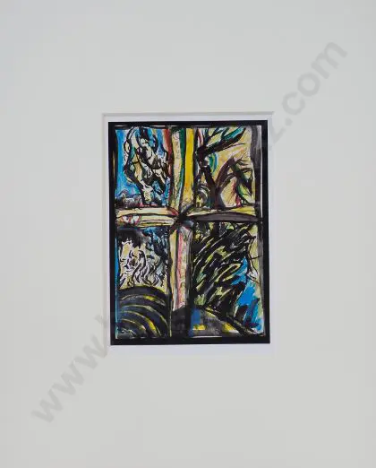 CLAIRMONT, Philip (1949-1984) - Crucifix / Window, 1980 Image 1++