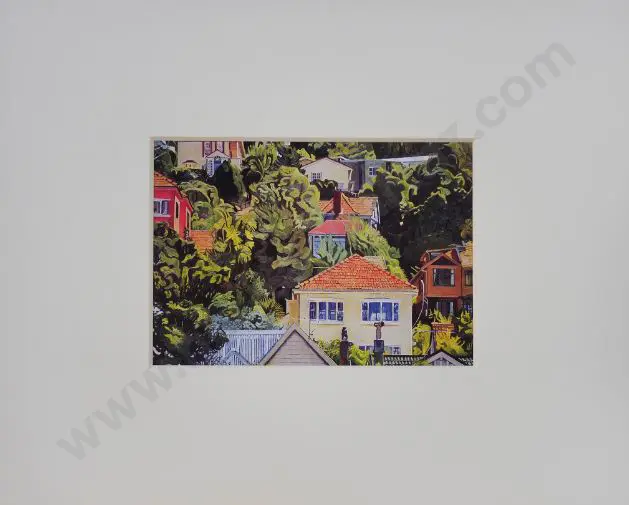 MUGGERIDGE, Marianne (1952-) - From Willis Street, Mid Afternoon, Late Summer Image 1++