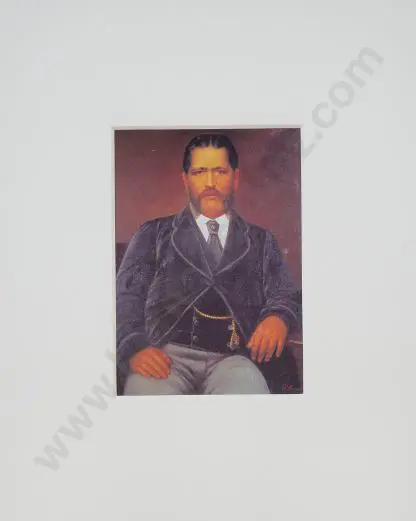 LINDAUER, Gottfried (1839-1926) - Maori Chief – Te Mahunga Image 1++
