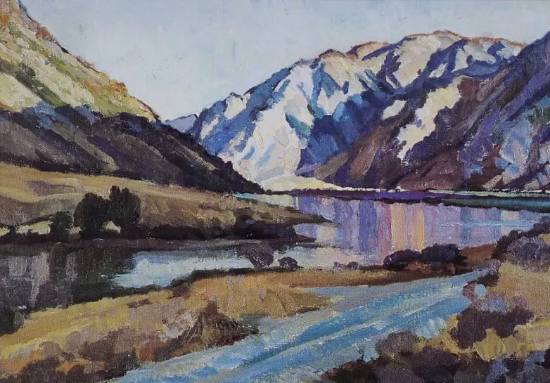 THOMPSON, Sydney Lough (1877-1973) - Lake Herron Image 1++