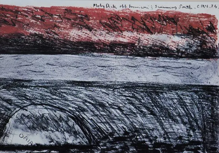 McCAHON, Colin (1919-1987) - Moby Dick off Muriwai Image 1++