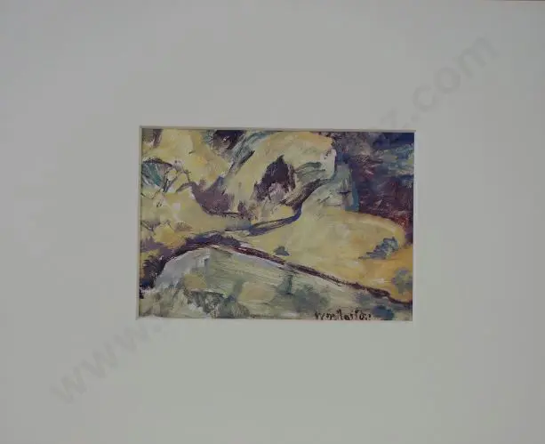 WOOLLASTON, Sir M. Tosswill (1910-1998) - Bayley's Hill, Huinga, Taranaki Image 1++