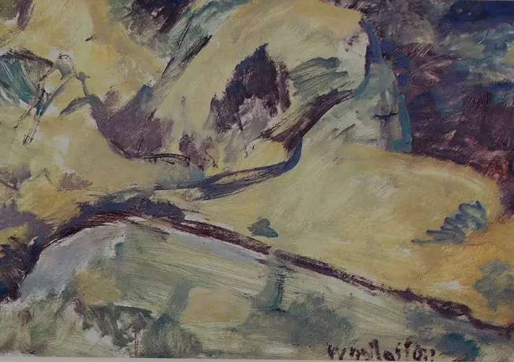 WOOLLASTON, Sir M. Tosswill (1910-1998) - Bayley's Hill, Huinga, Taranaki Image 1++