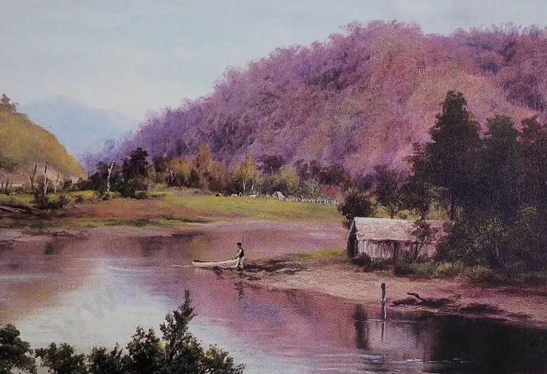 BAKER, William George (1864-1929) - Pelorus River Image 1++