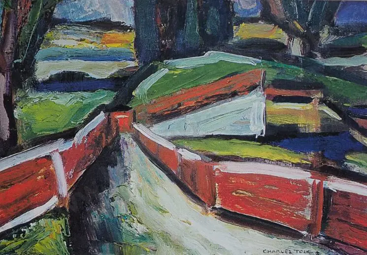 TOLE, Charles (1903-1988) - Sheep Race, Whitford Image 1++