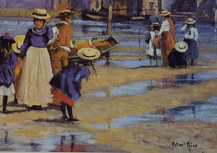 PRICE, Peter (1935-2003) - Schoolgirls on the Beach Image 1++