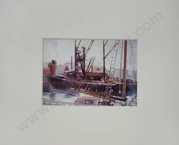 BUTLER, Grace (1887-1962) - No 79, Auckland Shipping Image 1++