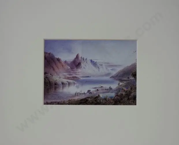 RAWORTH, William Henry (1821-1904) - Early View of Queenstown, 1851 Image 1++