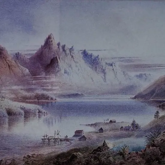 RAWORTH, William Henry (1821-1904) - Early View of Queenstown, 1851