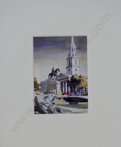 McINTYRE, Peter (1910-1995) - Trafalgar Square, London Image 1++