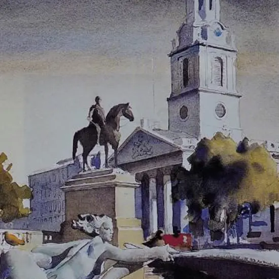 McINTYRE, Peter (1910-1995) - Trafalgar Square, London
