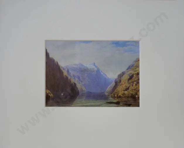 GULLY, John (1819-1888) - Milford Sound Image 1++
