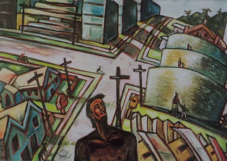 BROWN, Nigel (1949-) - Crossroads, 1988 Image 1++