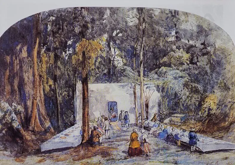 GIBB, John (1831-1909) - Meandering Stream, Governor’s Bay Image 1++