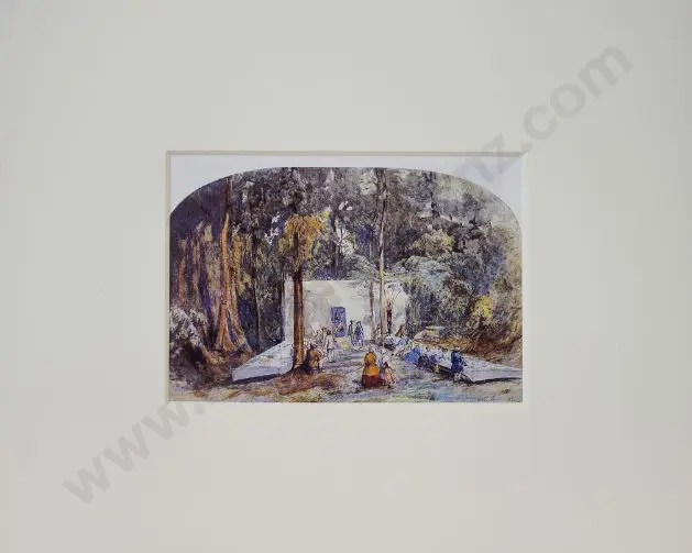 GIBB, John (1831-1909) - Meandering Stream, Governor’s Bay Image 1++