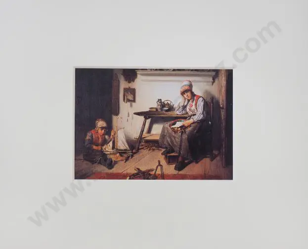 VAN der VELDEN, Petrus (1837-1913) - Disillusioned, 1872 Image 1++