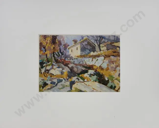 THOMPSON, Sydney Lough (1877-1973) - Sainte Petronille, St Jeanett Image 1++