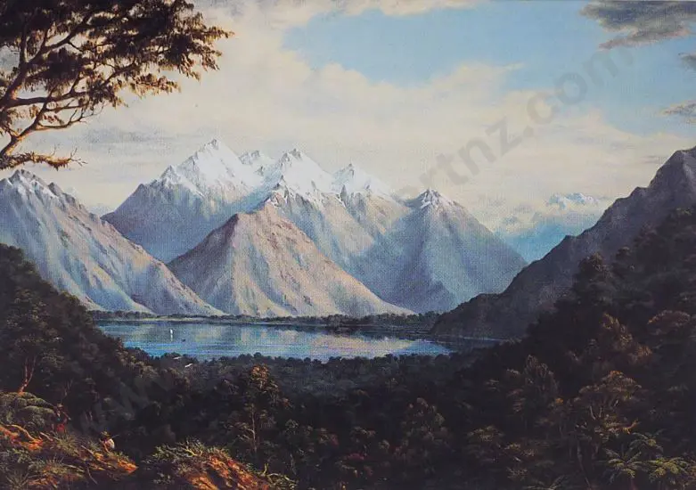 BARRAUD, Charles Decimus (1822-1897) - Fiordland, 1878 Image 1++