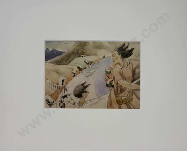 BOWER, Olivia Spencer (1905-1982) - Hokianga School Launch Image 1++