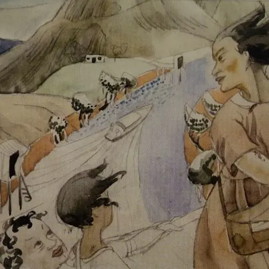 BOWER, Olivia Spencer (1905-1982) - Hokianga School Launch