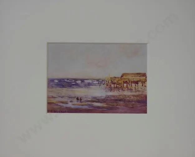 STODDART, Margaret Olrog (1865-1934) - Beach Scene Image 1++