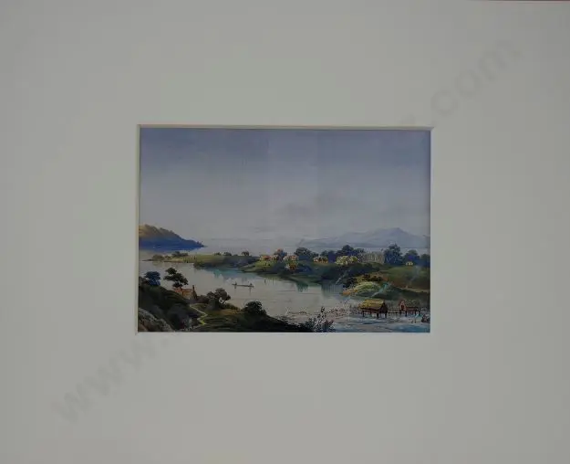 HOYTE, John Barr Clarke (1835-1913) - Ohinemutu Village, Rotorua Image 1++