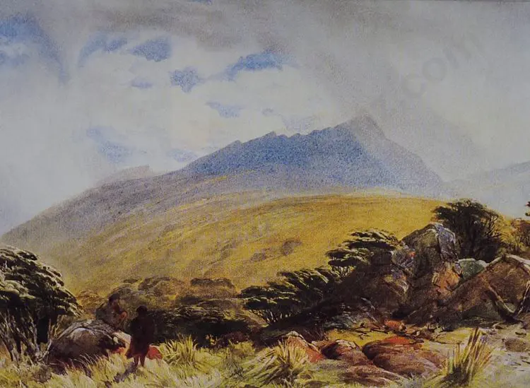 GULLY, John (1819-1888) - Maoris on the Greenstone Track, 1878 Image 1++