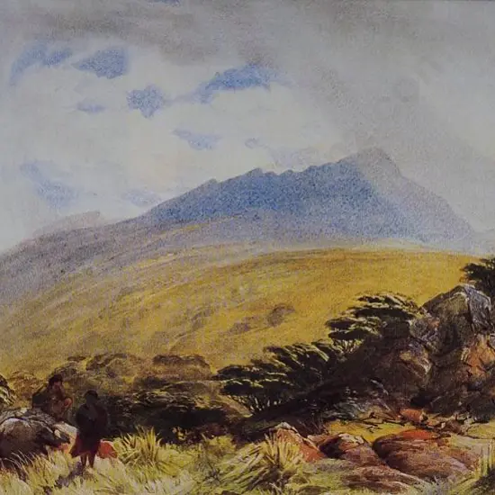 GULLY, John (1819-1888) - Maoris on the Greenstone Track, 1878