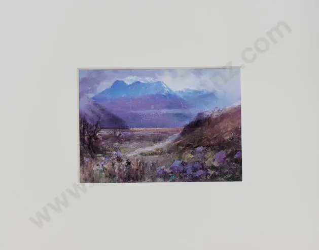 FRISTROM, Claus Edward (1864-1950) - Mount Earnslaw from Wakatipu Image 1++