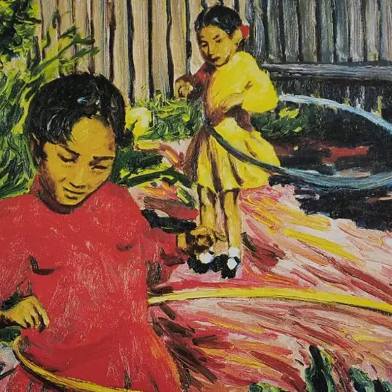 CAIRNCROSS, Sam (1913-1976) - Hoola Hoops, 1953