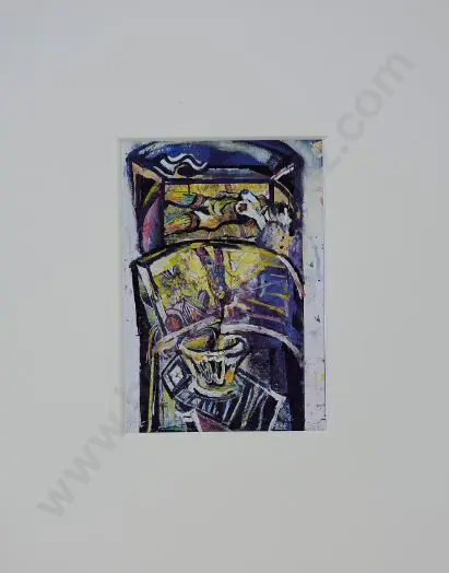 CLAIRMONT, Philip (1949-1984) - Kitchen & Woman, 1975 Image 1++