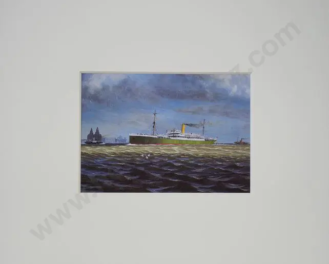 CROMBY, John (20th Cent.) - SS Euripides – Aberdeen White Star Line Image 1++