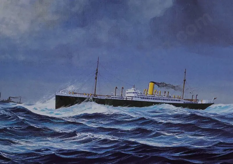 CROMBY, John (20th Cent.) - SS Jervis Bay – Aberdeen Commonwealth Line. Sunk 1940 Image 1++