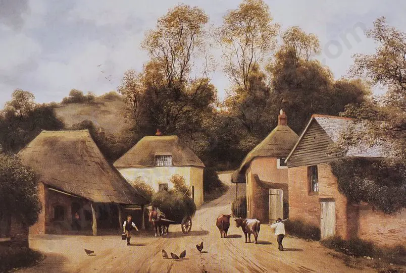 VICKERS, Charles (1821-1895) - English Rural Scene Image 1++