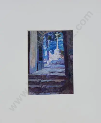 THOMPSON, Sydney Lough (1877-1973) - The Chapel of Anne Marie, Provence Image 1++