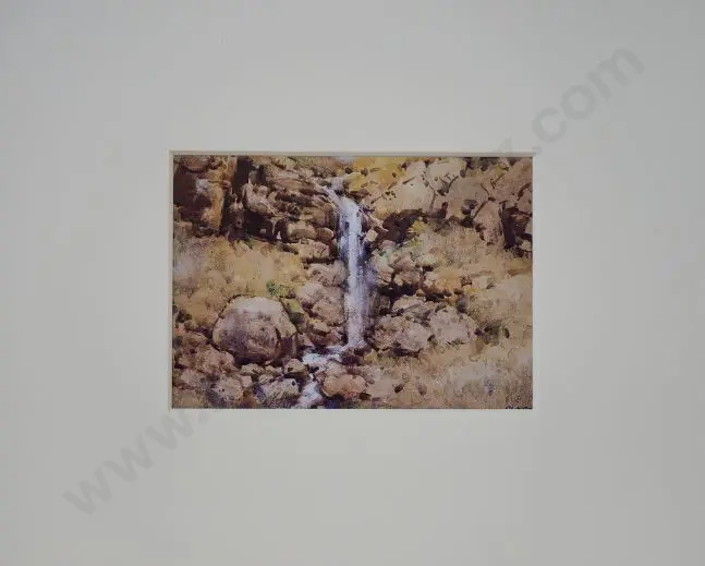 STODDART, Margaret Olrog (1865-1934) - Waterfall, Canterbury Image 1++