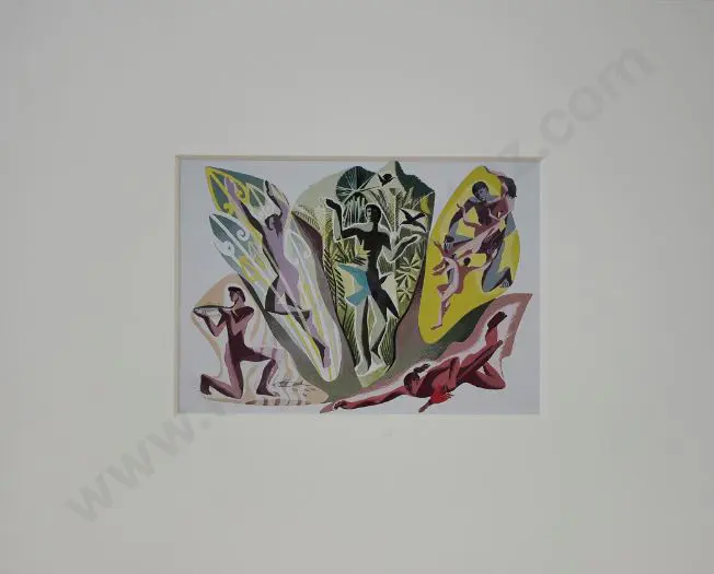 CLARK, Russell (1905-1966) - Milford Mural 1, 1953 Image 1++