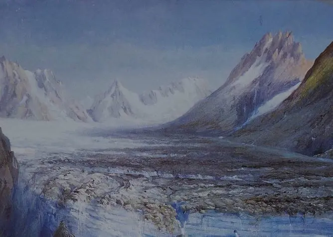 PEELE, James (1846-1905) - Great Clyde Glacier Image 1++